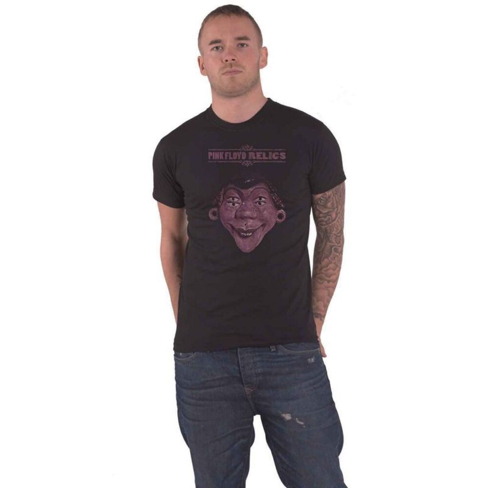 Pink Floyd Unisex Adult Relics Back Print T-Shirt / Black